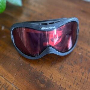Bolle Black Frame with Red Lens Goggles